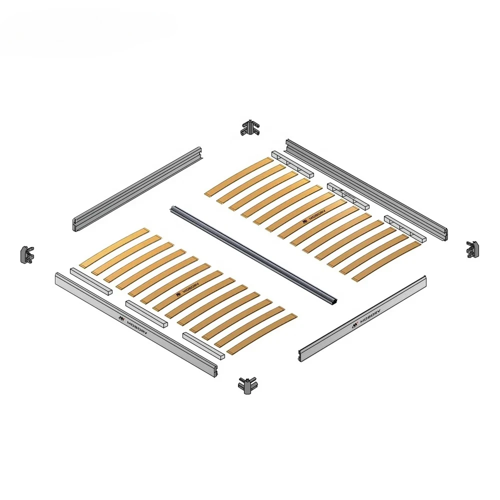 Factory Direct Supply High Quality Silver Aluminum Die Casting Corner RV/Car Bed Lift Bed Frame Wood Slats Premium RV For RV
Factory Direct Supply High Quality Silver Aluminum Die Casting Corner RV/Car Bed Lift Bed Frame Wood Slats Premium RV For RV