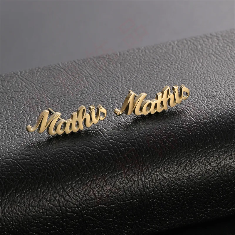 Personalized Name Earrings 1 Pair Stainless Steel Gold Fashion Letter Name Customized Earrings Dropshipping Fast Delivery
Personalized Name Earrings 1 Pair Stainless Steel Gold Fashion Letter Name Customized Earrings Dropshipping Fast Delivery
