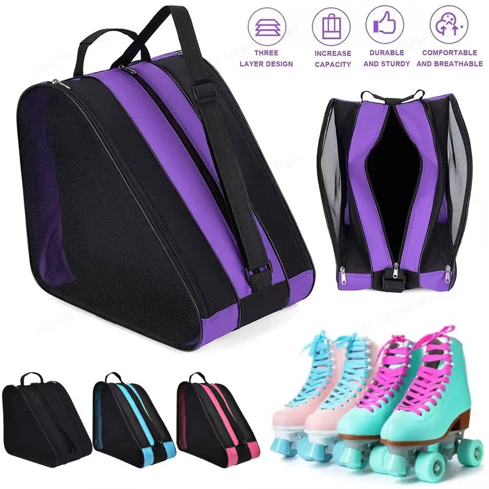 Сумка для роликовых коньков, сумка через плечо для катания на льду, регулируемый ремень, сумка для хранения лыжных и роликовых коньков, сумка для хранения роликовых коньков из ткани Оксфорд, аксессуары для роликовых коньков
Сумка для роликовых коньков, сумка через плечо для катания на льду, регулируемый ремень, сумка для хранения лыжных и роликовых коньков, сумка для хранения роликовых коньков из ткани Оксфорд, аксессуары для роликовых коньков