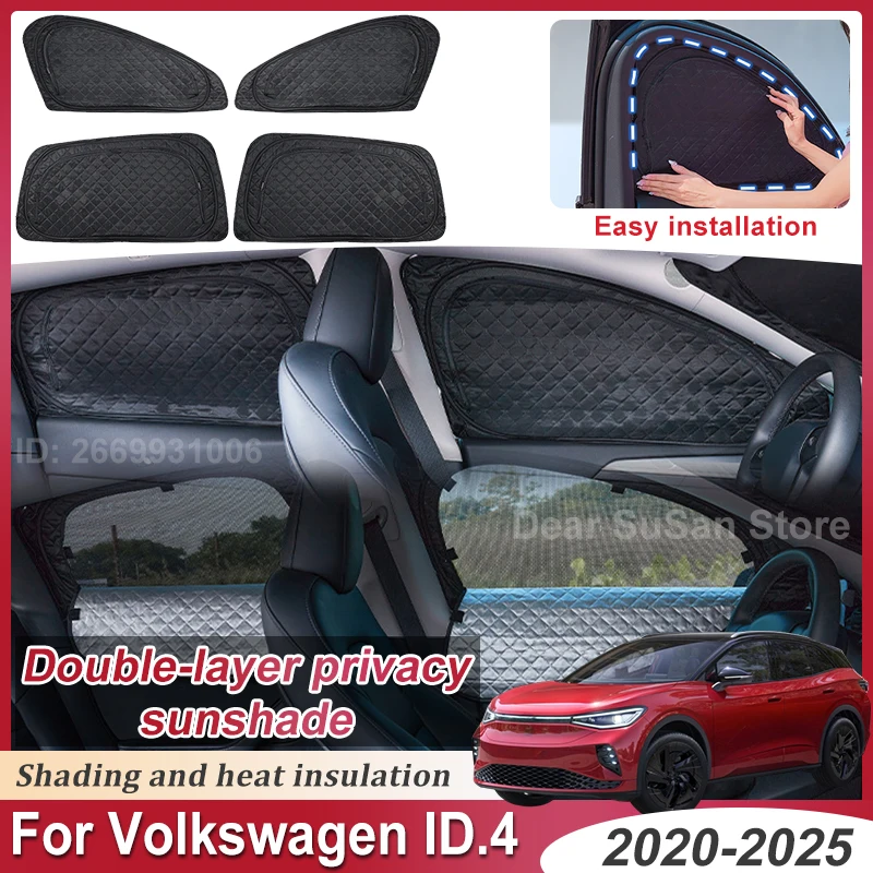 Double Layer Sunshade For Volkswagen ID.4 VW ID 4 Accessories 2020~2025 Mesh Sunscreen Car Window Camping Sun Shades Visor Parts
Double Layer Sunshade For Volkswagen ID.4 VW ID 4 Accessories 2020~2025 Mesh Sunscreen Car Window Camping Sun Shades Visor Parts