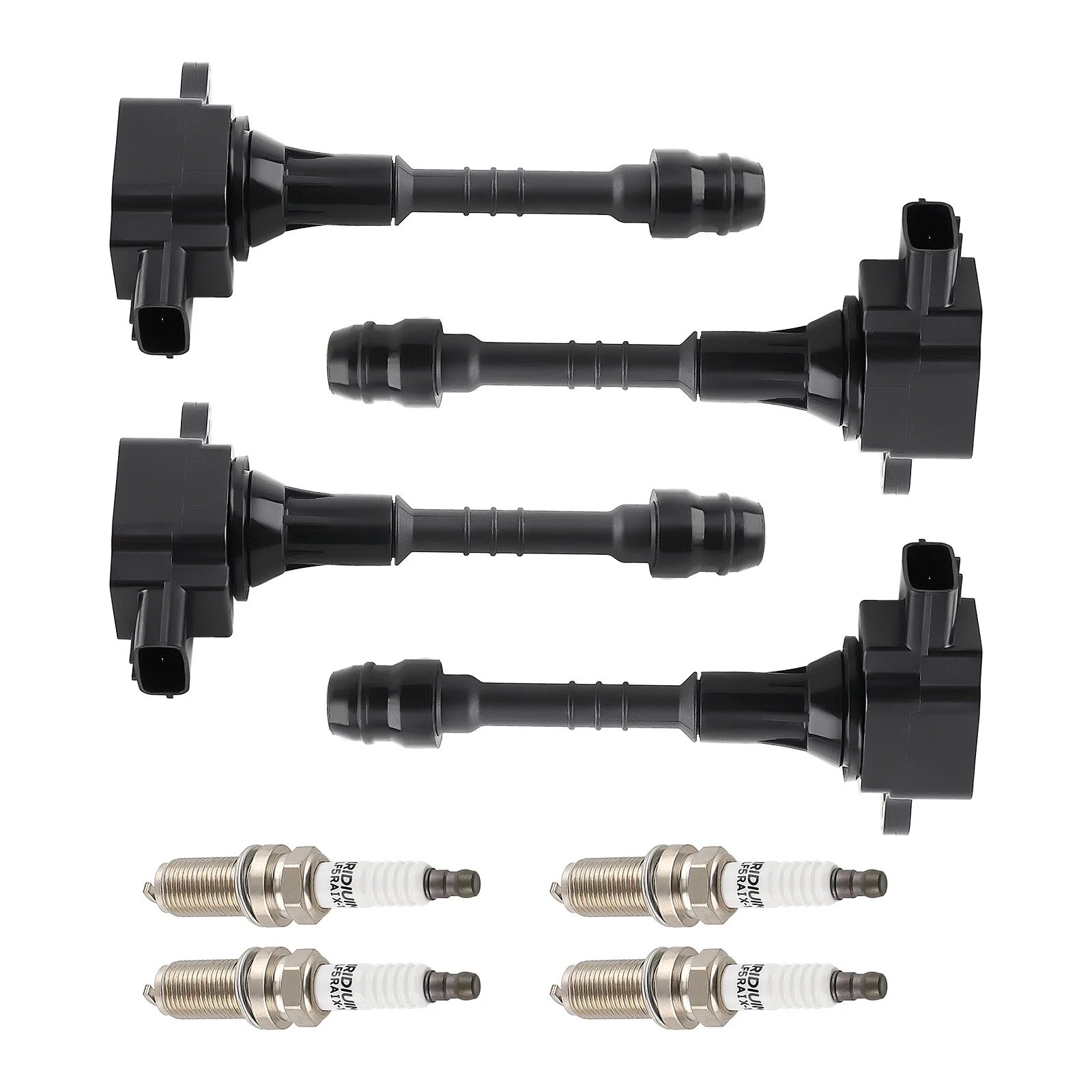 4X Ignition Coils + 4X Spark Plug For Nissan Sentra L4 1.8L 2002-2006 UF351 6376
4X Ignition Coils + 4X Spark Plug For Nissan Sentra L4 1.8L 2002-2006 UF351 6376