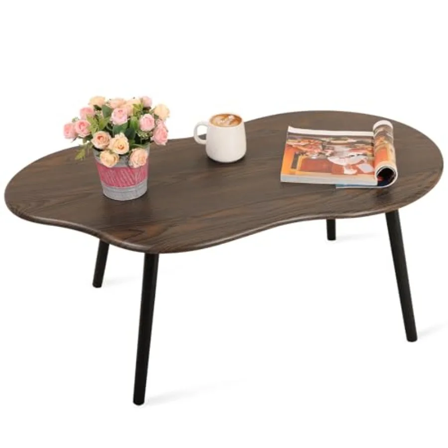 Modern Coffee Tables for Living Room Cloud Shape Center Table Industrial Irregular Wood Grain Table Top Coffee Table, Rustic Br
Modern Coffee Tables for Living Room Cloud Shape Center Table Industrial Irregular Wood Grain Table Top Coffee Table, Rustic Br