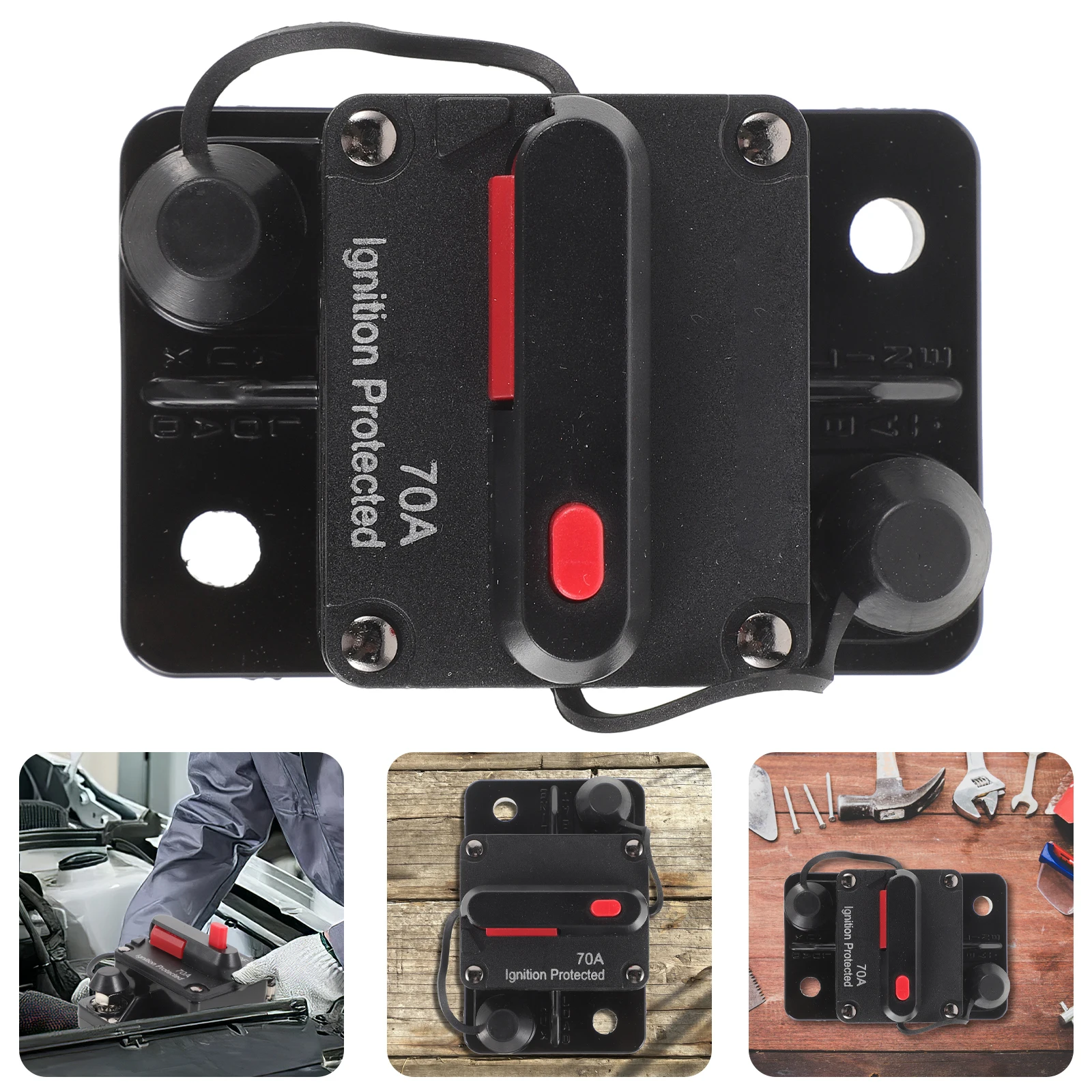 12V 36V Car Fuse Circuit Breaker Switch Waterproof Ignition Plug Audio Panel Amp Power Cable Mini Auto Reset Protective
12V 36V Car Fuse Circuit Breaker Switch Waterproof Ignition Plug Audio Panel Amp Power Cable Mini Auto Reset Protective