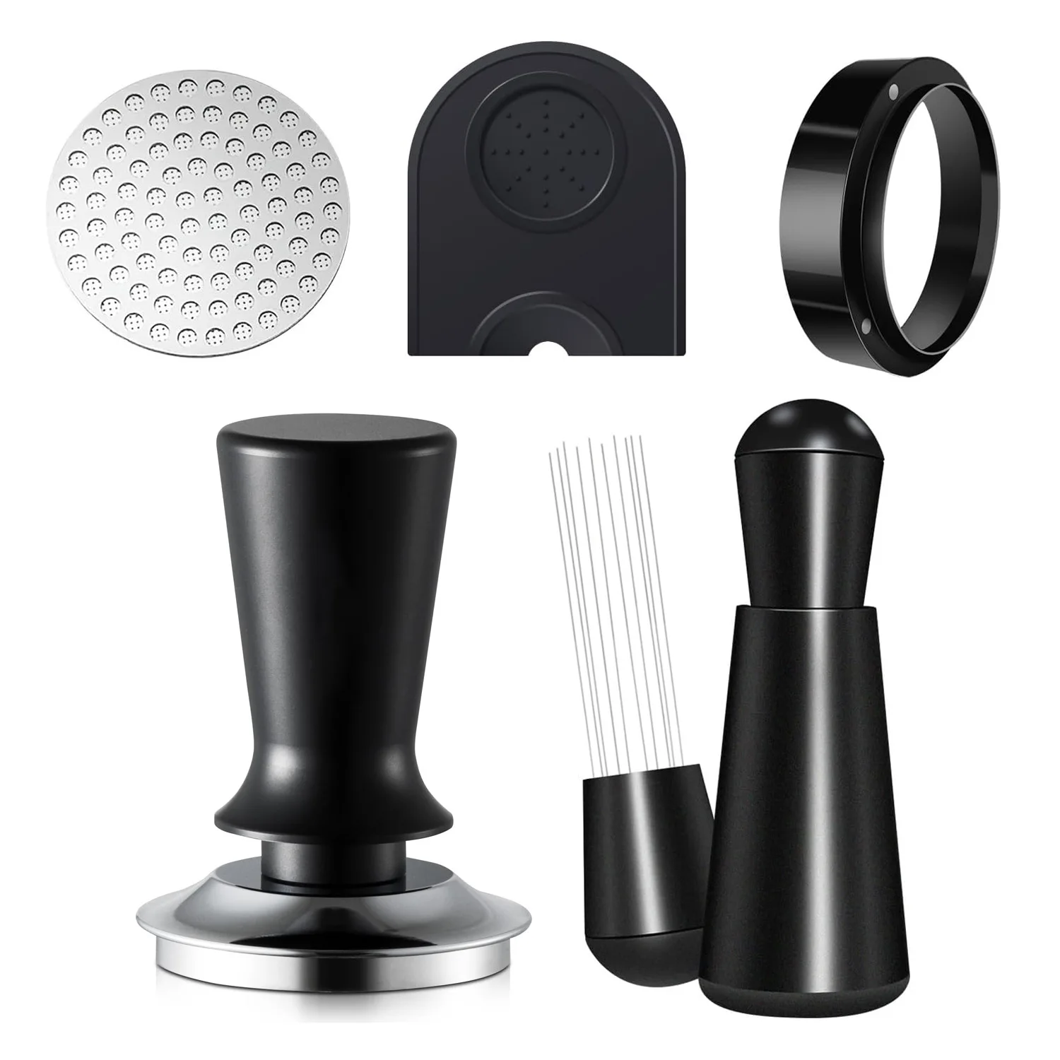 Coffee Accessories Kit 51MM 53MM 58MM Espresso Tamper Dosing Funnel Tamping Mat WTD Tool Puck Screen Sets Barista's Necessity
Coffee Accessories Kit 51MM 53MM 58MM Espresso Tamper Dosing Funnel Tamping Mat WTD Tool Puck Screen Sets Barista's Necessity