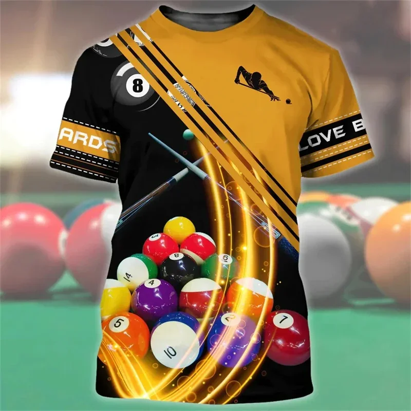 Billiards No.8 3D Printing Plus Size Men's and Women's T-shirt Tops Casual Sports Breathable Quick Drying Short Sleeves
Billiards No.8 3D Printing Plus Size Men's and Women's T-shirt Tops Casual Sports Breathable Quick Drying Short Sleeves