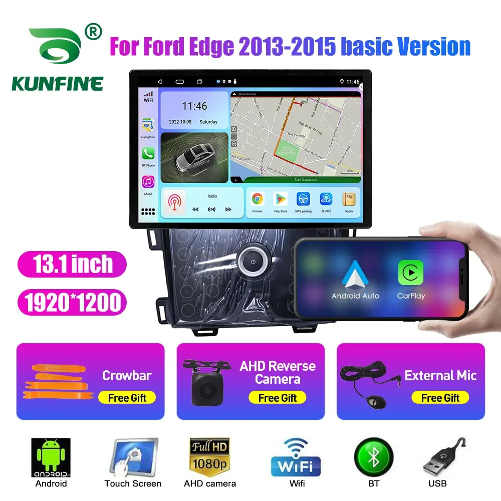 13.1 inch Car Radio For Ford Edge 2013 2014 2015 Car DVD GPS Navigation Stereo Carplay 2 Din Central Multimedia Android Auto
13.1 inch Car Radio For Ford Edge 2013 2014 2015 Car DVD GPS Navigation Stereo Carplay 2 Din Central Multimedia Android Auto