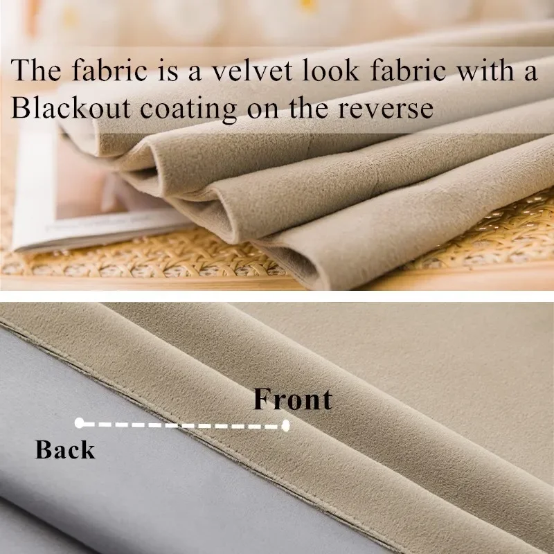 Custom Size 100% Blackout Curtains for Living Room Thermal Insulated Velvet Bedroom Curtain Sound Reduce Drapes Customs Made
Custom Size 100% Blackout Curtains for Living Room Thermal Insulated Velvet Bedroom Curtain Sound Reduce Drapes Customs Made