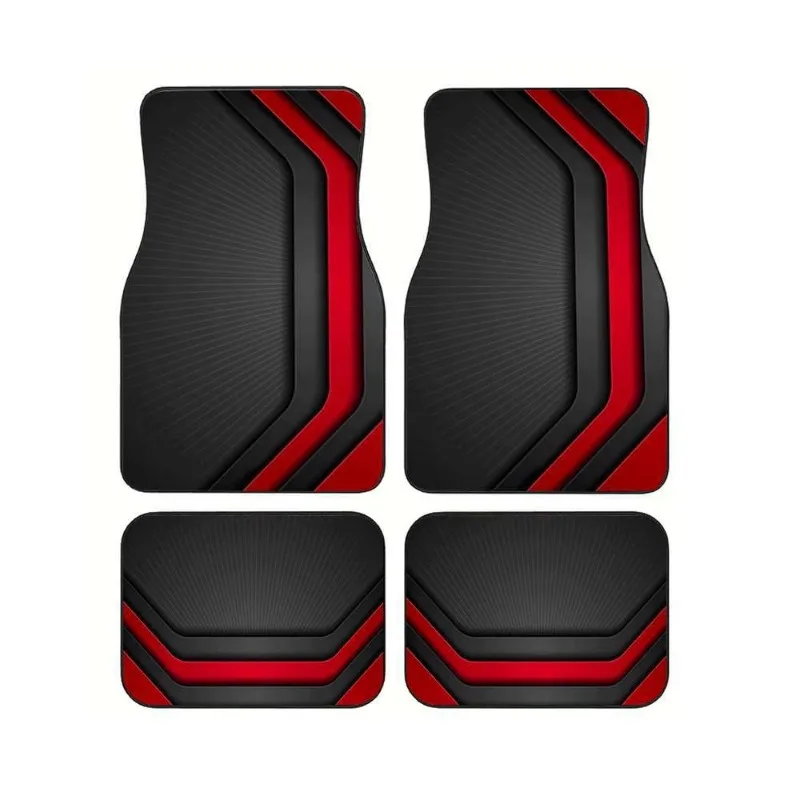 4PCS Black Red Cool Printed Car Floor Mats - Universal Durable Polyester Floor Liners, Antislip Safe Practical, Fit Most Cars
4PCS Black Red Cool Printed Car Floor Mats - Universal Durable Polyester Floor Liners, Antislip Safe Practical, Fit Most Cars