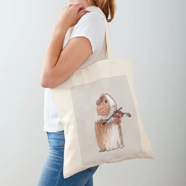 Guinea pig violin player Tote Bag Customizable tote bag Canvas bag for beach canvas tote bags 
Guinea pig violin player Tote Bag Customizable tote bag Canvas bag for beach canvas tote bags