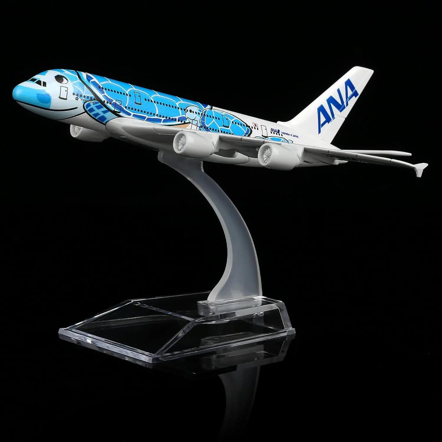 16cm ANA Blue Turtle Toy Airplane Model 1/400 Scale Metal Diecast Airplane Model kit with Stand for Collections Display or Gift
16cm ANA Blue Turtle Toy Airplane Model 1/400 Scale Metal Diecast Airplane Model kit with Stand for Collections Display or Gift