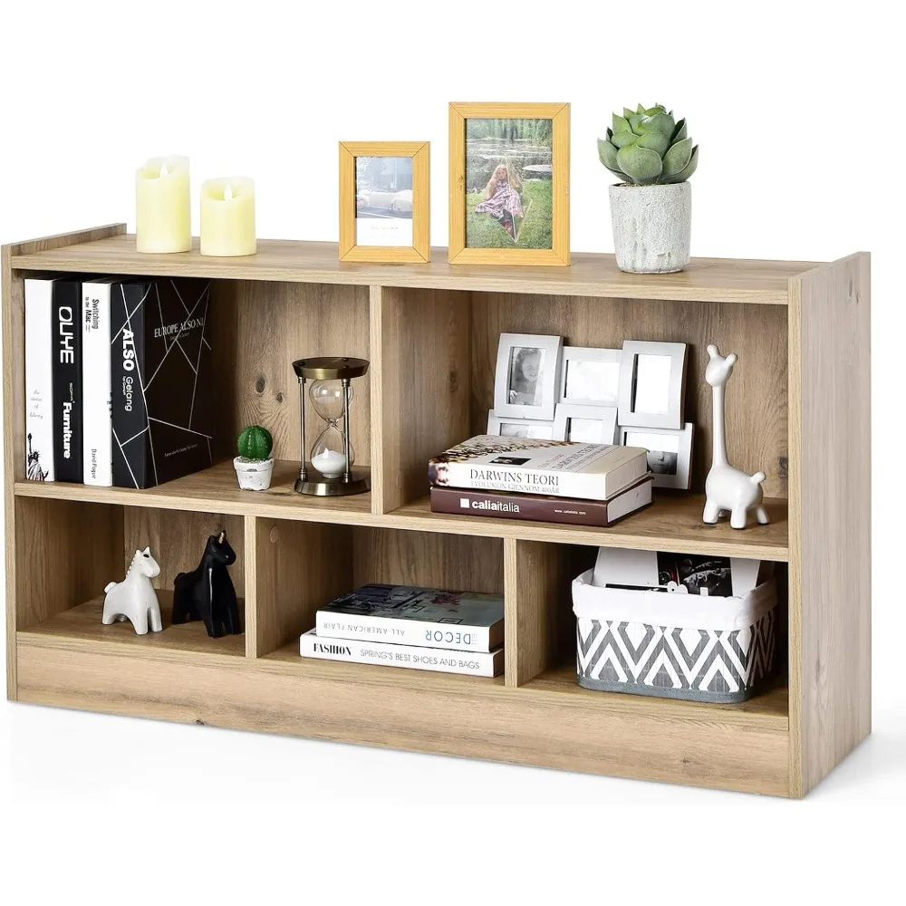 5 Cube Bookcase, 2 Tier Wooden Storage Open Bookshelf, Multipurpose Display Storage Cabinet for Living Room, Bedroom, Hallway
5 Cube Bookcase, 2 Tier Wooden Storage Open Bookshelf, Multipurpose Display Storage Cabinet for Living Room, Bedroom, Hallway