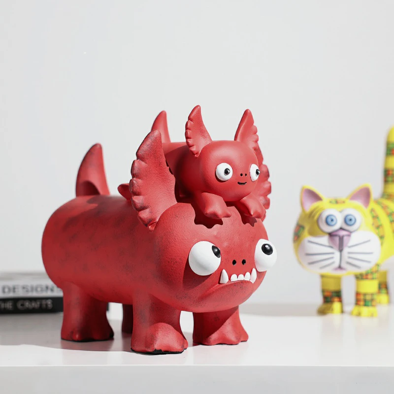 Children'S Room Ornaments Cartoon Cat Sculpture Nian Animal Doll Modern Living Room Entrance Tv Cabinet Decoration Interior Home
Children'S Room Ornaments Cartoon Cat Sculpture Nian Animal Doll Modern Living Room Entrance Tv Cabinet Decoration Interior Home