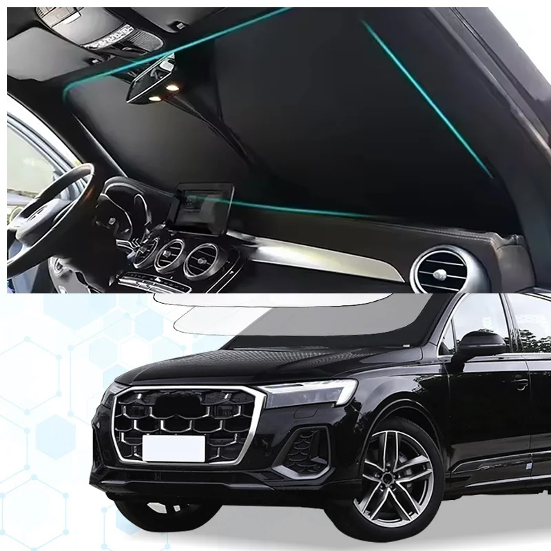 Windshield Sun Shade For Audi Q7 4L 2006-2024 Sunshade Sun Visor Protector Foldable Blocks UV Rays Keep Your Car Cooler
Windshield Sun Shade For Audi Q7 4L 2006-2024 Sunshade Sun Visor Protector Foldable Blocks UV Rays Keep Your Car Cooler