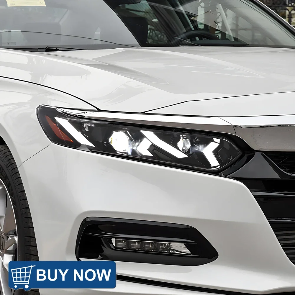 Автоматическая фара для Honda Accord 2018-2023, светодиодные передние лампы автомобиля в сборе, обновление линз проектора в стиле Lamborghini, аксессуары
Автоматическая фара для Honda Accord 2018-2023, светодиодные передние лампы автомобиля в сборе, обновление линз проектора в стиле Lamborghini, аксессуары