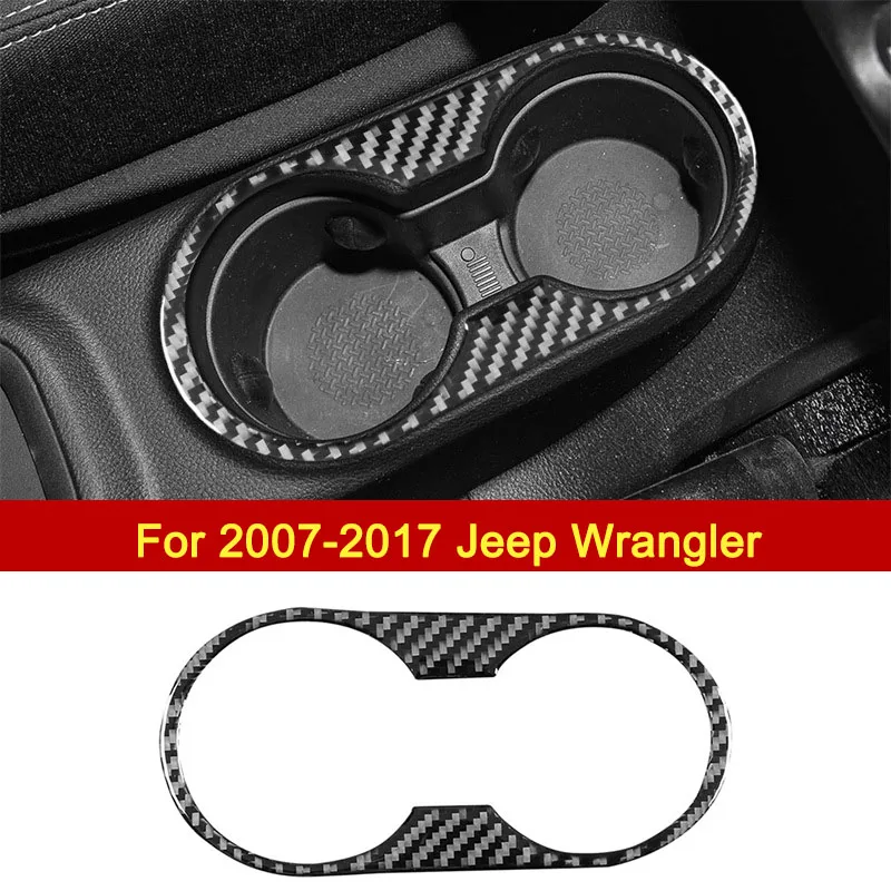 For 2007-2017 Jeep Wrangle Carbon Fiber Cup Holder Decorative Sticker Premium Interior Modification Accessories Luxury Upgrade
For 2007-2017 Jeep Wrangle Carbon Fiber Cup Holder Decorative Sticker Premium Interior Modification Accessories Luxury Upgrade