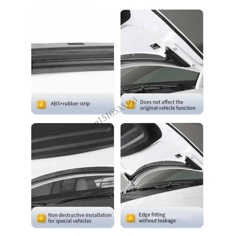 090E Performances Водозащитная полоса для капота Резиновые уплотнения капота защищают пыленепроницаемую уплотнительную полосу,
090E Performances Водозащитная полоса для капота Резиновые уплотнения капота защищают пыленепроницаемую уплотнительную полосу,