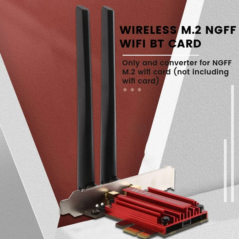 Беспроводная карта M.2 NGFF Wi-Fi BT для настольного ПК PCI-E Сетевой адаптер-конвертер для 3160NGW AX200NGW AX210NGW
Беспроводная карта M.2 NGFF Wi-Fi BT для настольного ПК PCI-E Сетевой адаптер-конвертер для 3160NGW AX200NGW AX210NGW