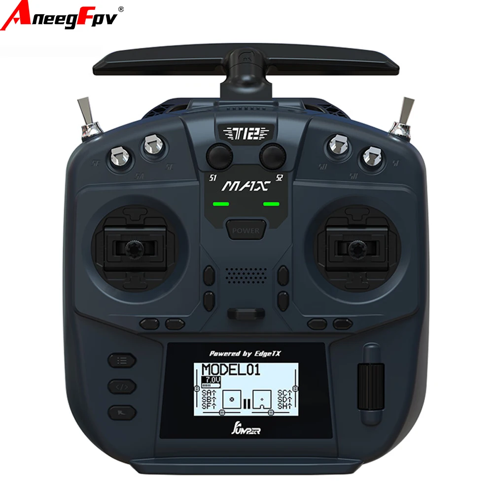 Jumper T12 MAX Radio Controller with VS-M Hall Sensor Gimbals RDC50 2.4GHz 15CH for RC FPV Drone Long Range Remote Control
Jumper T12 MAX Radio Controller with VS-M Hall Sensor Gimbals RDC50 2.4GHz 15CH for RC FPV Drone Long Range Remote Control