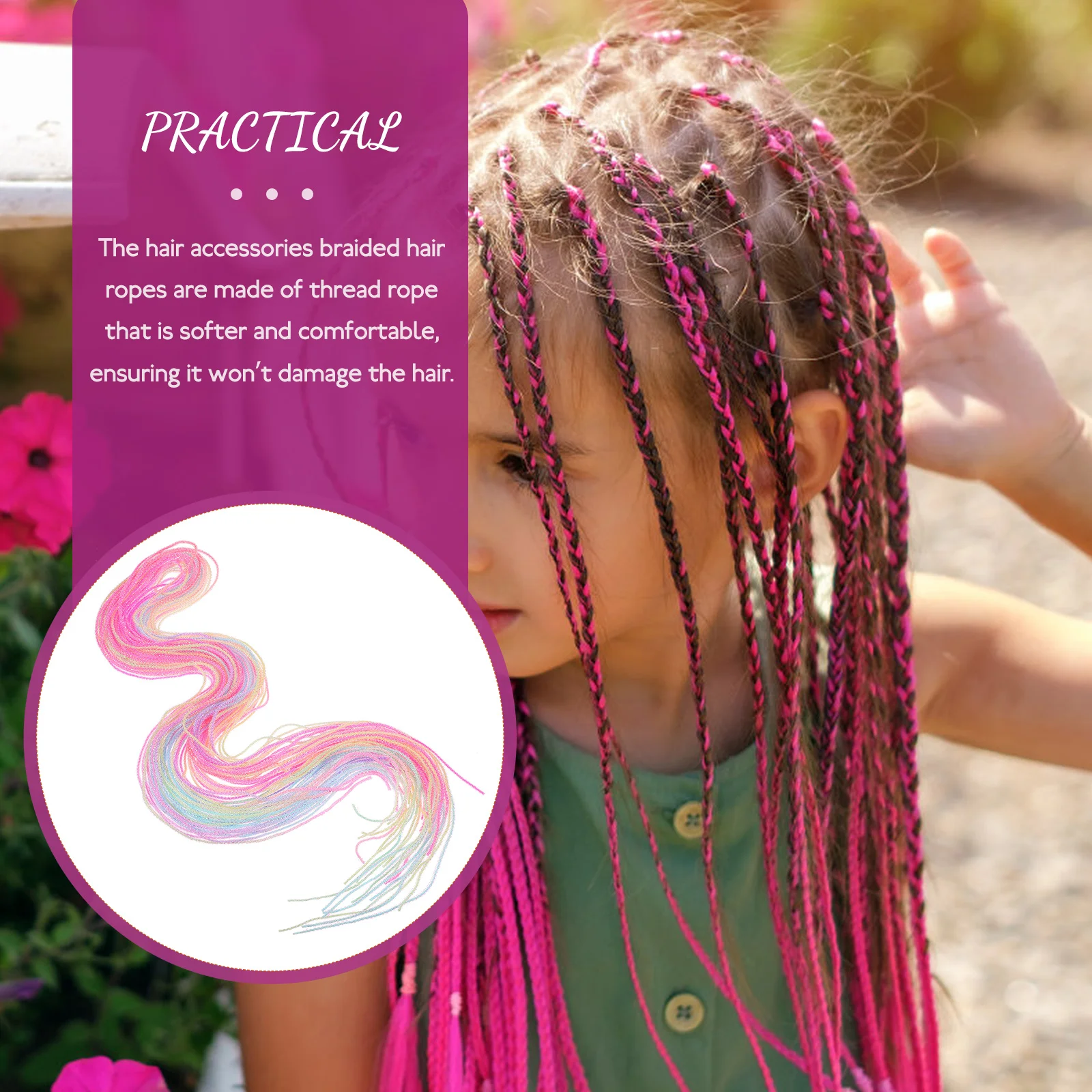 30pcs Hair Color Rope for Girls Thread Gradient Soft Reusable Hair Strings Teen Accessories Durable Comfortable Wrap
30pcs Hair Color Rope for Girls Thread Gradient Soft Reusable Hair Strings Teen Accessories Durable Comfortable Wrap