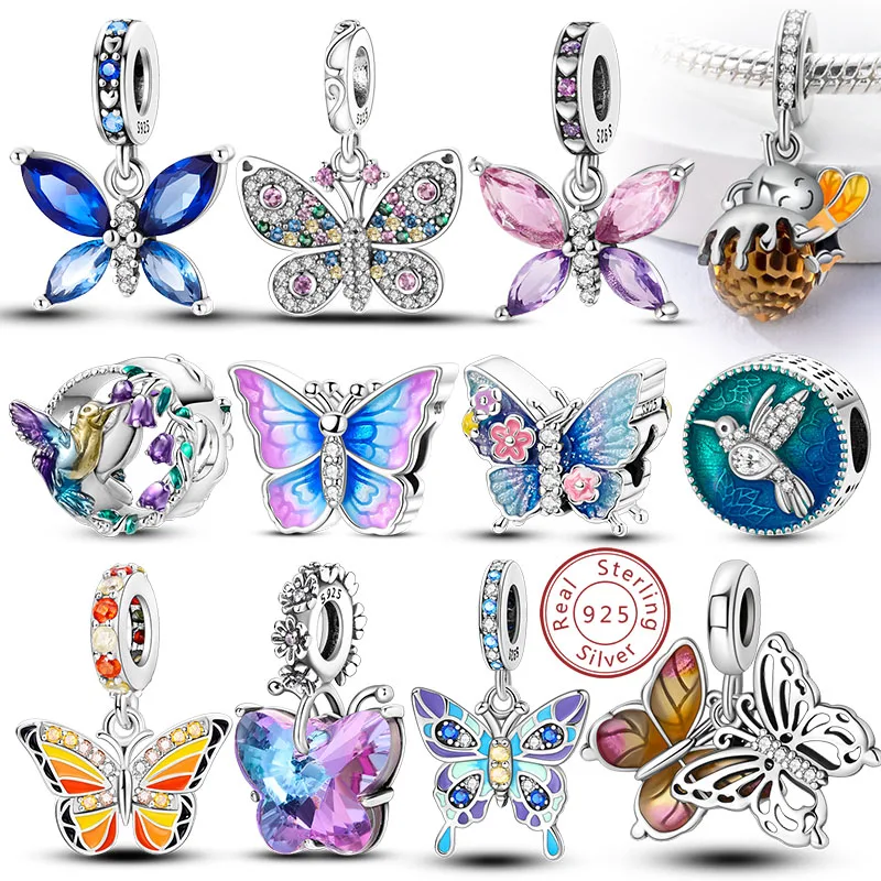 Hot 925 Sterling Silver Charm Beads Butterfly Dragonfly Firefly Charms Fit Original Bracelets DIY Jewelry For Women Gift
Hot 925 Sterling Silver Charm Beads Butterfly Dragonfly Firefly Charms Fit Original Bracelets DIY Jewelry For Women Gift