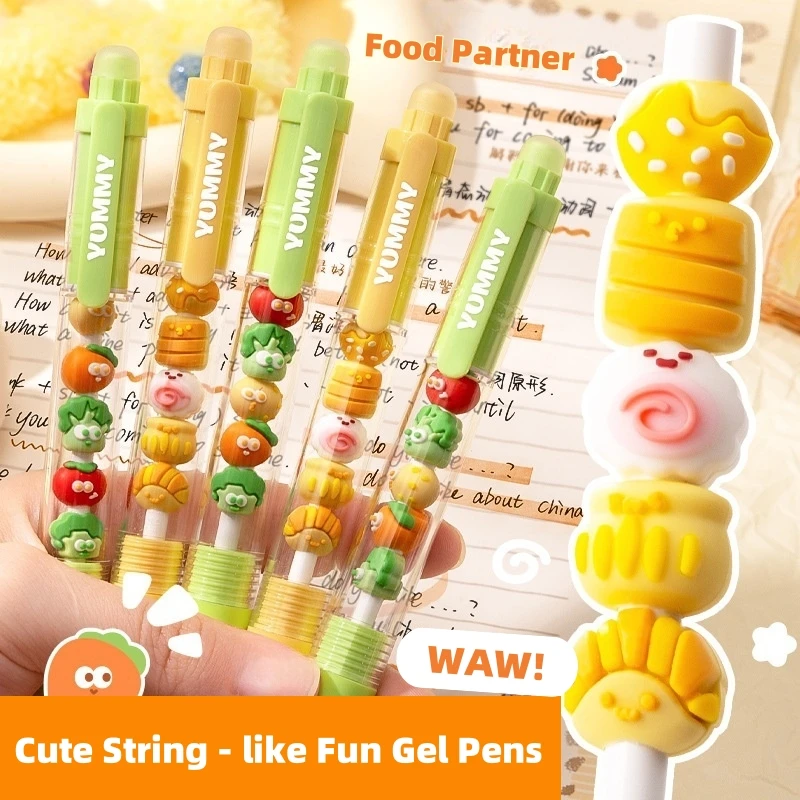 2/6pcs Cute Push-Button Gel Pens Set 0.5mm Ballpoint Smudge-Proof Smooth Writing Comfortable Grip Suitable Stationery A3057
2/6pcs Cute Push-Button Gel Pens Set 0.5mm Ballpoint Smudge-Proof Smooth Writing Comfortable Grip Suitable Stationery A3057