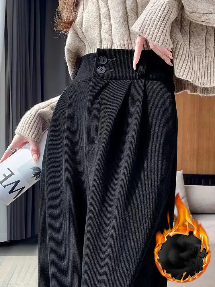 Straight Pantalones Korean Fashion Thicken Oversize 4xl Sweatpants New High Waist Plus Velvet Wide Leg Pants Casual Winter Warm
Straight Pantalones Korean Fashion Thicken Oversize 4xl Sweatpants New High Waist Plus Velvet Wide Leg Pants Casual Winter Warm