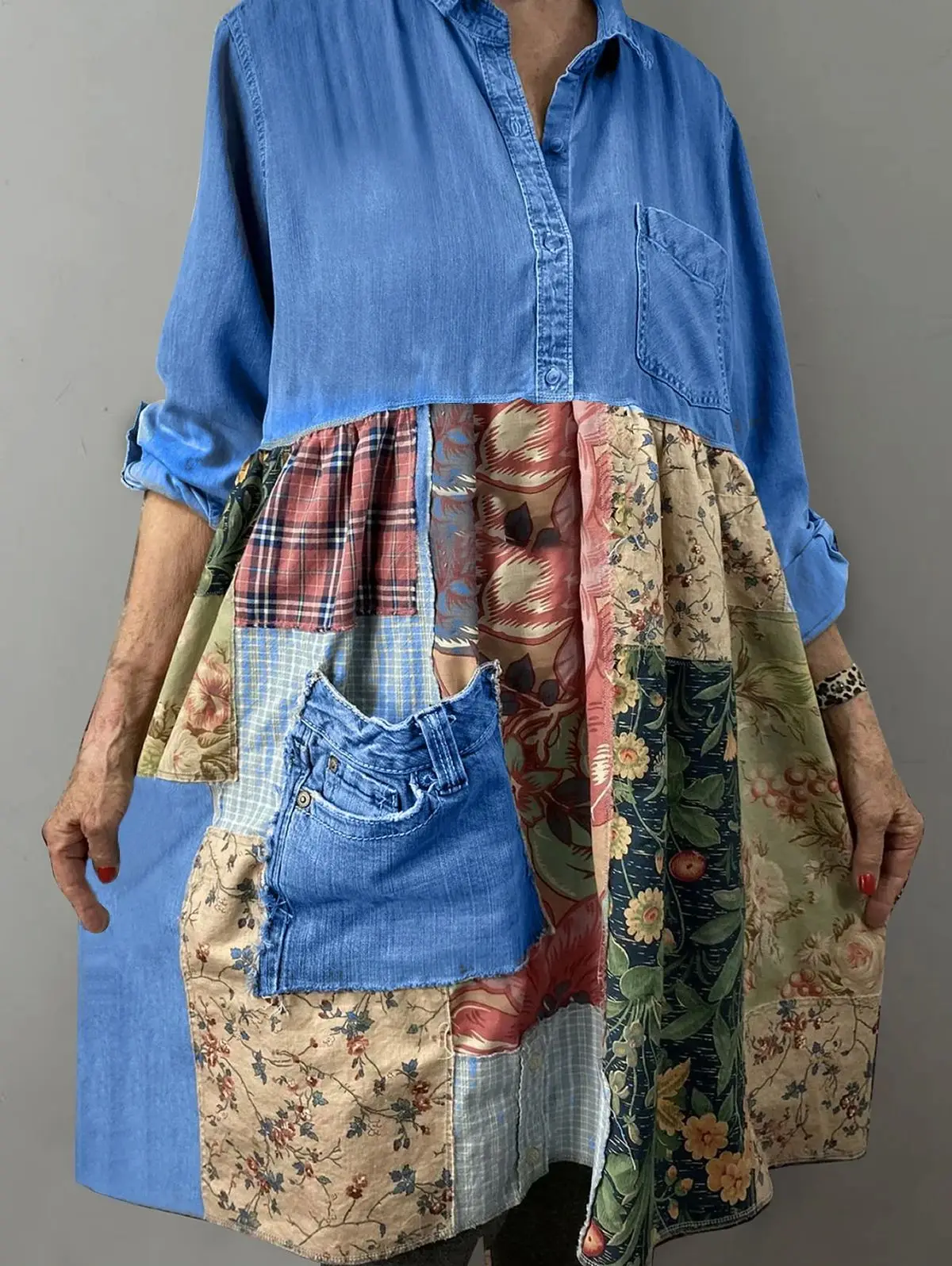 Women's plus Size Long Sve Dr Lapel Collar Autumn Vintage Sle Maxi Dr Ele Faionable Ladies' Gown
Women's plus Size Long Sve Dr Lapel Collar Autumn Vintage Sle Maxi Dr Ele Faionable Ladies' Gown