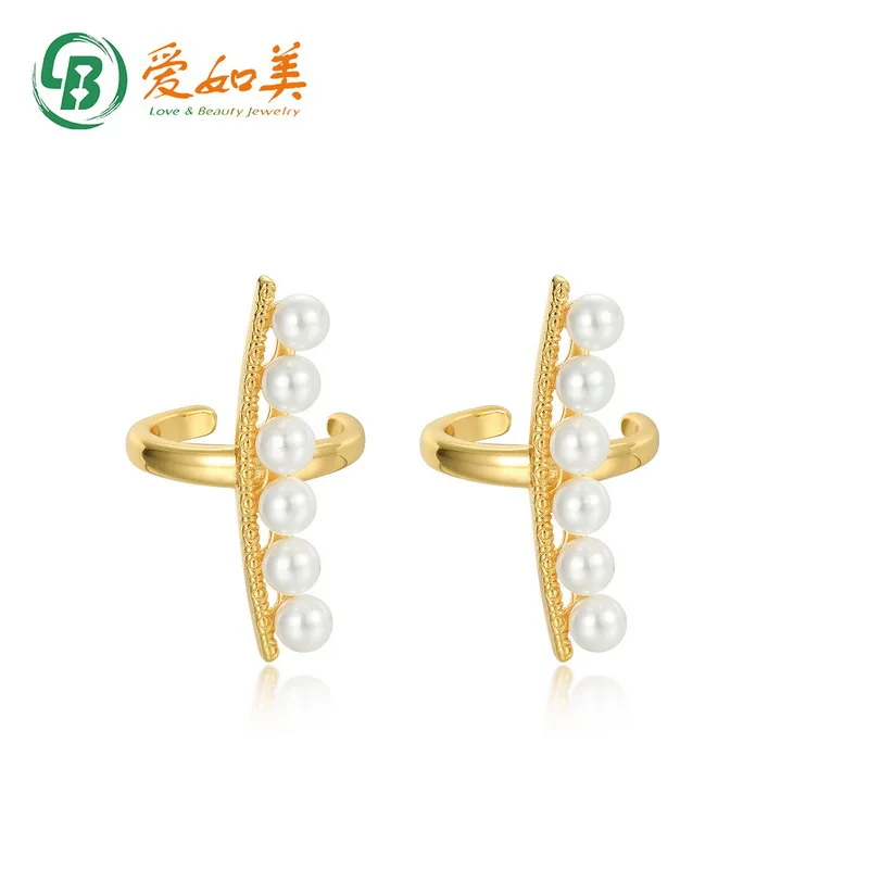 New Minimalist Shell Bead Ear Clip 18K Gold PT950 Platinum Silver Plated 7-layer Gold Earrings with Female Niche Design
New Minimalist Shell Bead Ear Clip 18K Gold PT950 Platinum Silver Plated 7-layer Gold Earrings with Female Niche Design