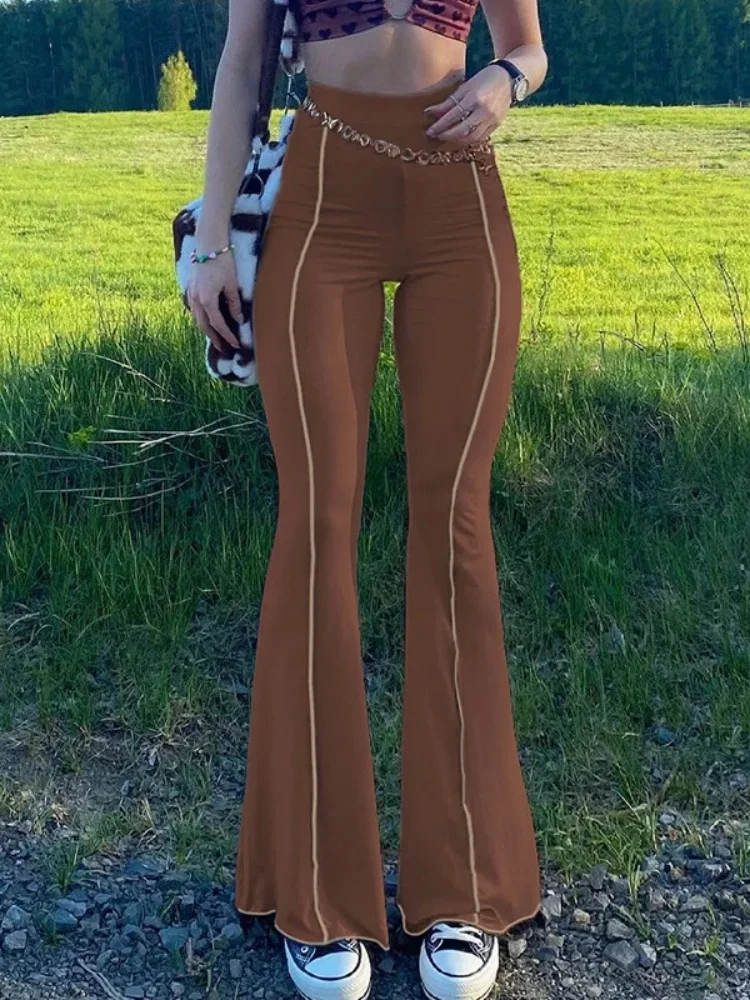 Vintage Y2k Pant Bell Bottom Pants High Waist Trousers Slim Solid Women's Pant Streetwear Flare Pants for Women Vamos Todos
Vintage Y2k Pant Bell Bottom Pants High Waist Trousers Slim Solid Women's Pant Streetwear Flare Pants for Women Vamos Todos