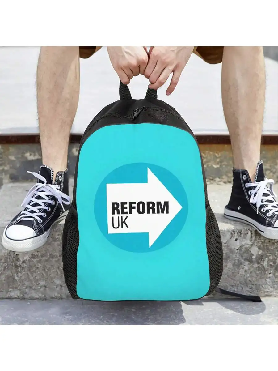 Turquoise And Black Unisex Backpack With Arrow Logo Print Zipper Closure Casual Political Statement Bag
Turquoise And Black Unisex Backpack With Arrow Logo Print Zipper Closure Casual Political Statement Bag
