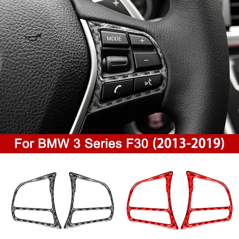 For BMW 3 Series F30 2013-2019, Premium Carbon Fiber Steering Wheel Button Decorative Sticker Interior Modification Accessories
For BMW 3 Series F30 2013-2019, Premium Carbon Fiber Steering Wheel Button Decorative Sticker Interior Modification Accessories