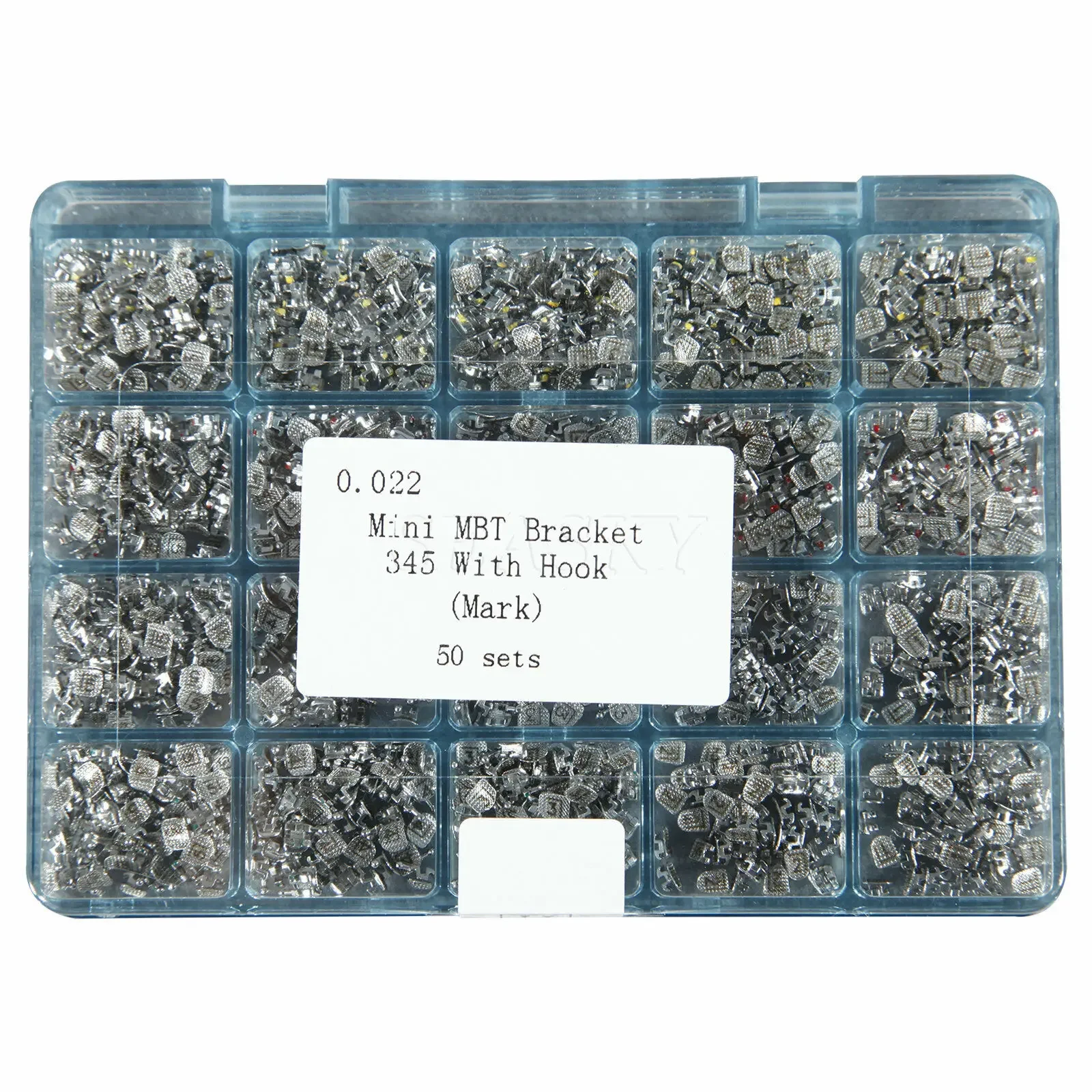 1000PCS Dental Orthodontics Mini Bracket Brace MBT .022 345 Hooks Metal Mark High Standard Treatment Tools
1000PCS Dental Orthodontics Mini Bracket Brace MBT .022 345 Hooks Metal Mark High Standard Treatment Tools