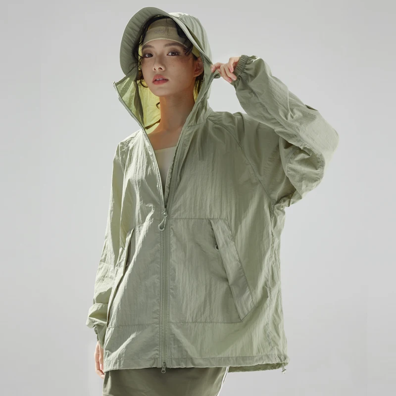 Breathable Summer Hooded Jackets for Women Sun Protection Clothing Outdoor Hiking Clothes Lady Quick Dry Skin Windbreaker Coats
Breathable Summer Hooded Jackets for Women Sun Protection Clothing Outdoor Hiking Clothes Lady Quick Dry Skin Windbreaker Coats