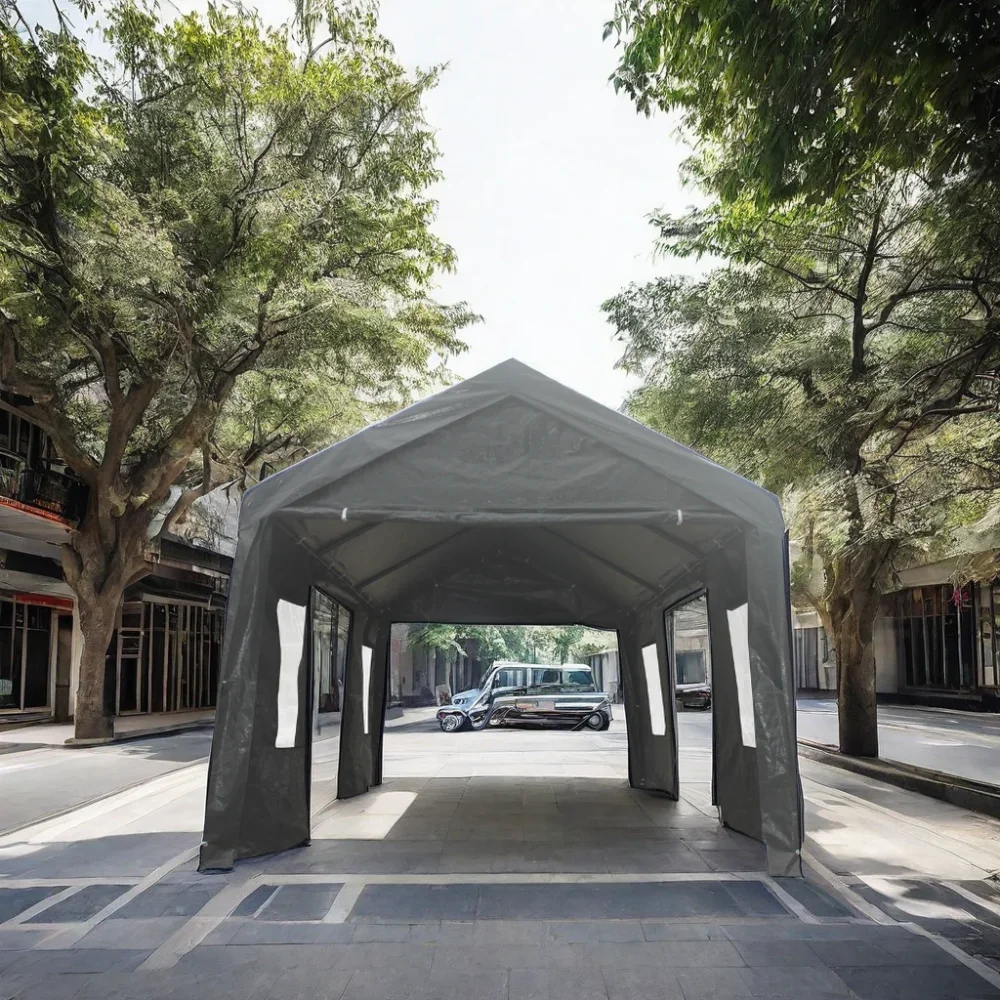 10x20ft heavy duty canopy carport outdoor portable garage grey
10x20ft heavy duty canopy carport outdoor portable garage grey