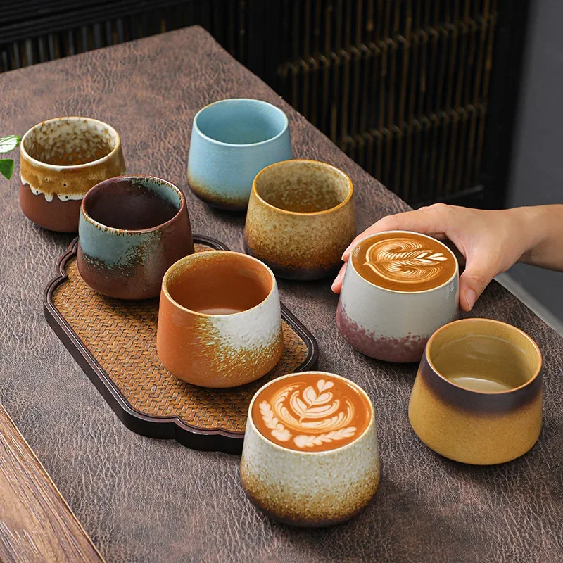 Retro Colorful Tea Cups 200ml Cute Coarse Ceramic Coffee Mugs
Retro Colorful Tea Cups 200ml Cute Coarse Ceramic Coffee Mugs