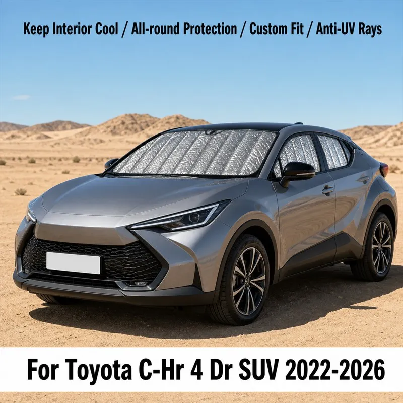 For Toyota C-Hr 4 Dr SUV 2022-2026 Full Set Car Window Sunshades UV Block Privacy Heat Insulated Foldable Car Curtain
For Toyota C-Hr 4 Dr SUV 2022-2026 Full Set Car Window Sunshades UV Block Privacy Heat Insulated Foldable Car Curtain