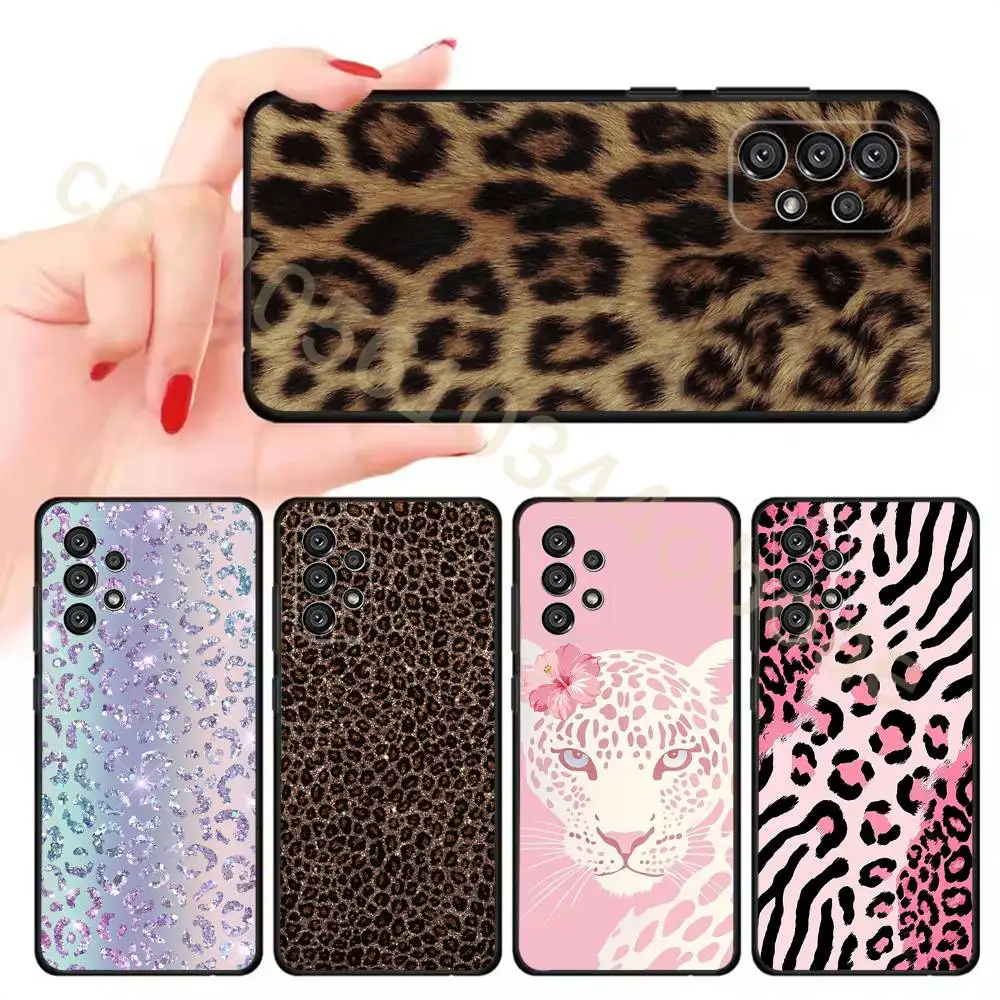 Fashion Leopard Print Phone Case For Samsung Galaxy A13,21s,22,31,32,52,53,71,80,A91 Soft Black Shell
Fashion Leopard Print Phone Case For Samsung Galaxy A13,21s,22,31,32,52,53,71,80,A91 Soft Black Shell