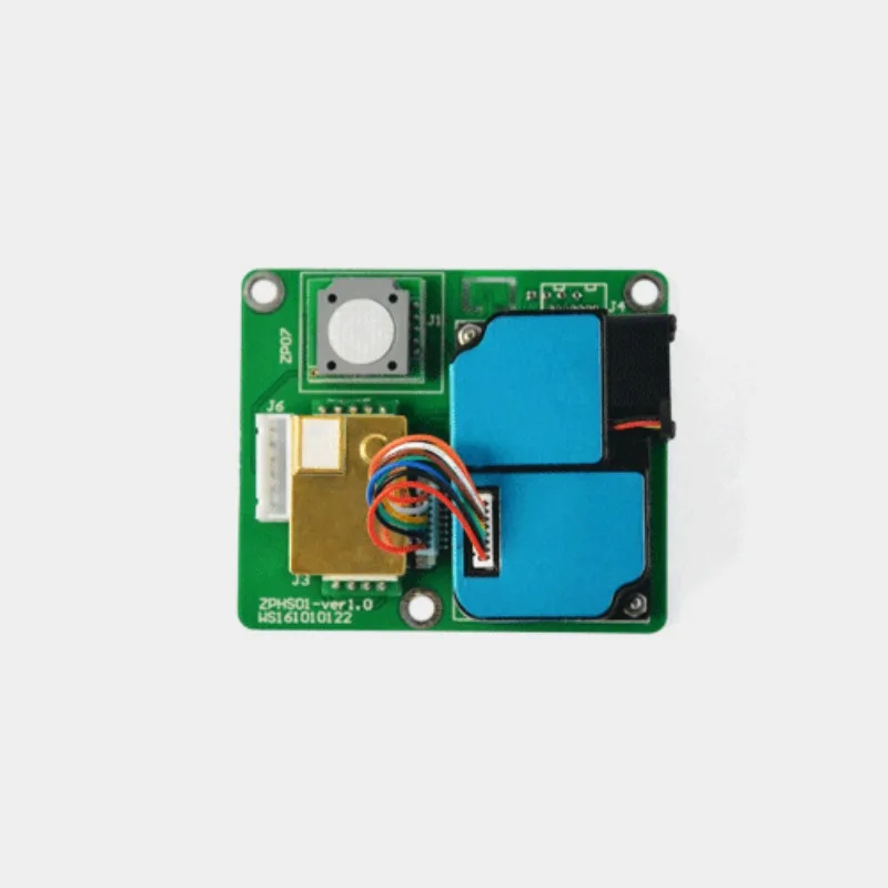 ZPHS01-1 Модуль датчика «универса» для мониторинга качества влажности CO2, PM2,5/CH20/voc/температуры
ZPHS01-1 Модуль датчика «универса» для мониторинга качества влажности CO2, PM2,5/CH20/voc/температуры