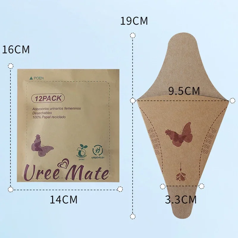 12Pcs Disposable Paper Urinal Toilet Women Urination Device Urinal Funnel Outside Pee Cup Waterproof Standing Urinary Funnel
12Pcs Disposable Paper Urinal Toilet Women Urination Device Urinal Funnel Outside Pee Cup Waterproof Standing Urinary Funnel