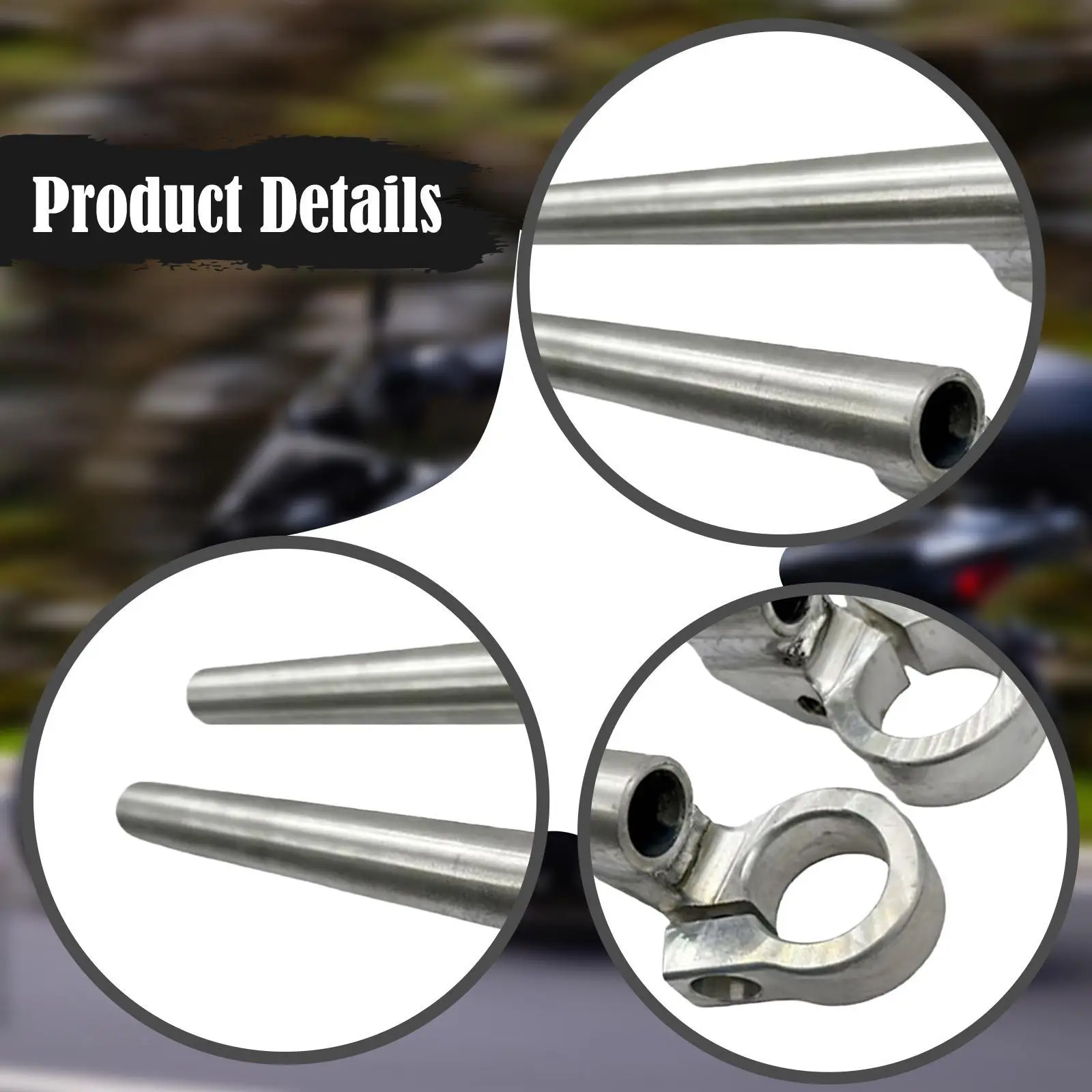 2x Motorcycle Clip on Handlebars Motorcycle Bar Replacement Easy Installation Component Handle Bar for Repairing Garage
2x Motorcycle Clip on Handlebars Motorcycle Bar Replacement Easy Installation Component Handle Bar for Repairing Garage