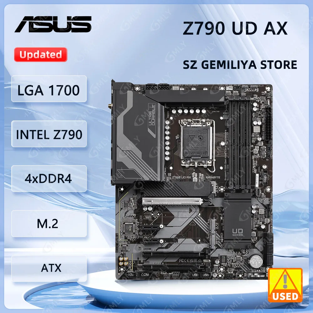 Материнская плата GIGABYTE Z790 UD AX, LGA 1700, Intel Z790, DDR5, ATX, M.2, поддерживает процессоры Intel Core 13-го и 12-го поколений.
Материнская плата GIGABYTE Z790 UD AX, LGA 1700, Intel Z790, DDR5, ATX, M.2, поддерживает процессоры Intel Core 13-го и 12-го поколений.