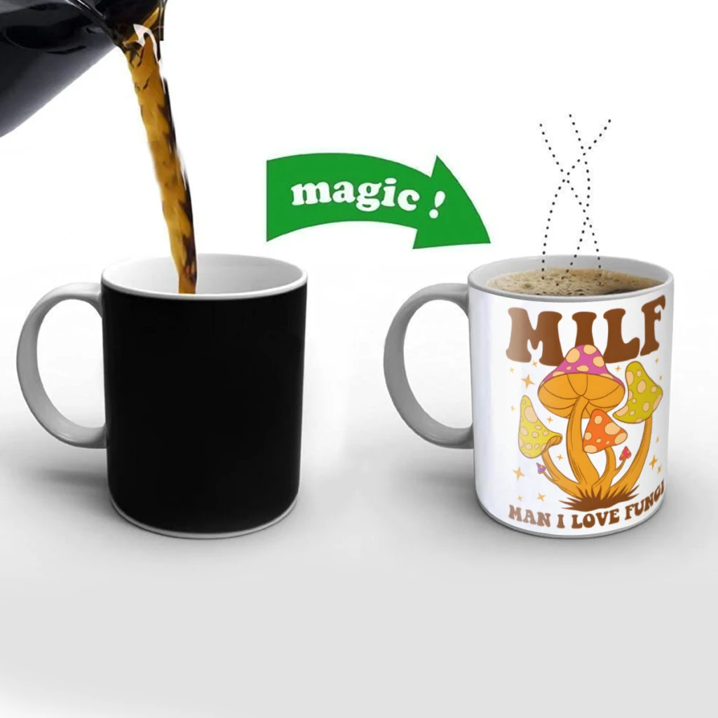 MILF Man I Love Mushrooms Creativity Change Color Chang mug Ceramic mug Hot Coffee Cup Breakfast Cup Mug Friend Gift
MILF Man I Love Mushrooms Creativity Change Color Chang mug Ceramic mug Hot Coffee Cup Breakfast Cup Mug Friend Gift