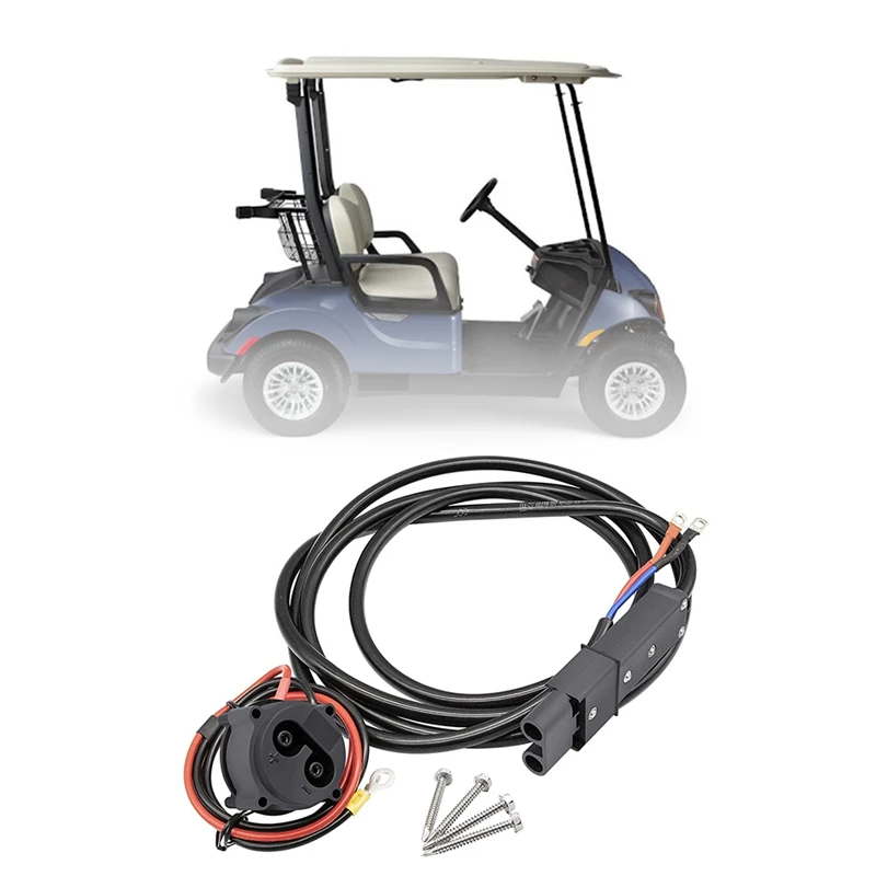48V MAC DC Charger Plug With DC Cord Kit JR1-H235A-00 JR1-H6181-02-00 Receptacle With Wires For Yamaha Electric G19/G22
48V MAC DC Charger Plug With DC Cord Kit JR1-H235A-00 JR1-H6181-02-00 Receptacle With Wires For Yamaha Electric G19/G22