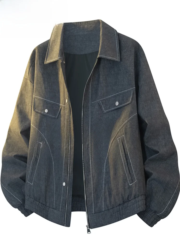 MoChao American Sle Casual Jaet Men's Spring Autumn plus Size Loose Slimming Fat Casual Workwear Turn-down Collar Coat
MoChao American Sle Casual Jaet Men's Spring Autumn plus Size Loose Slimming Fat Casual Workwear Turn-down Collar Coat