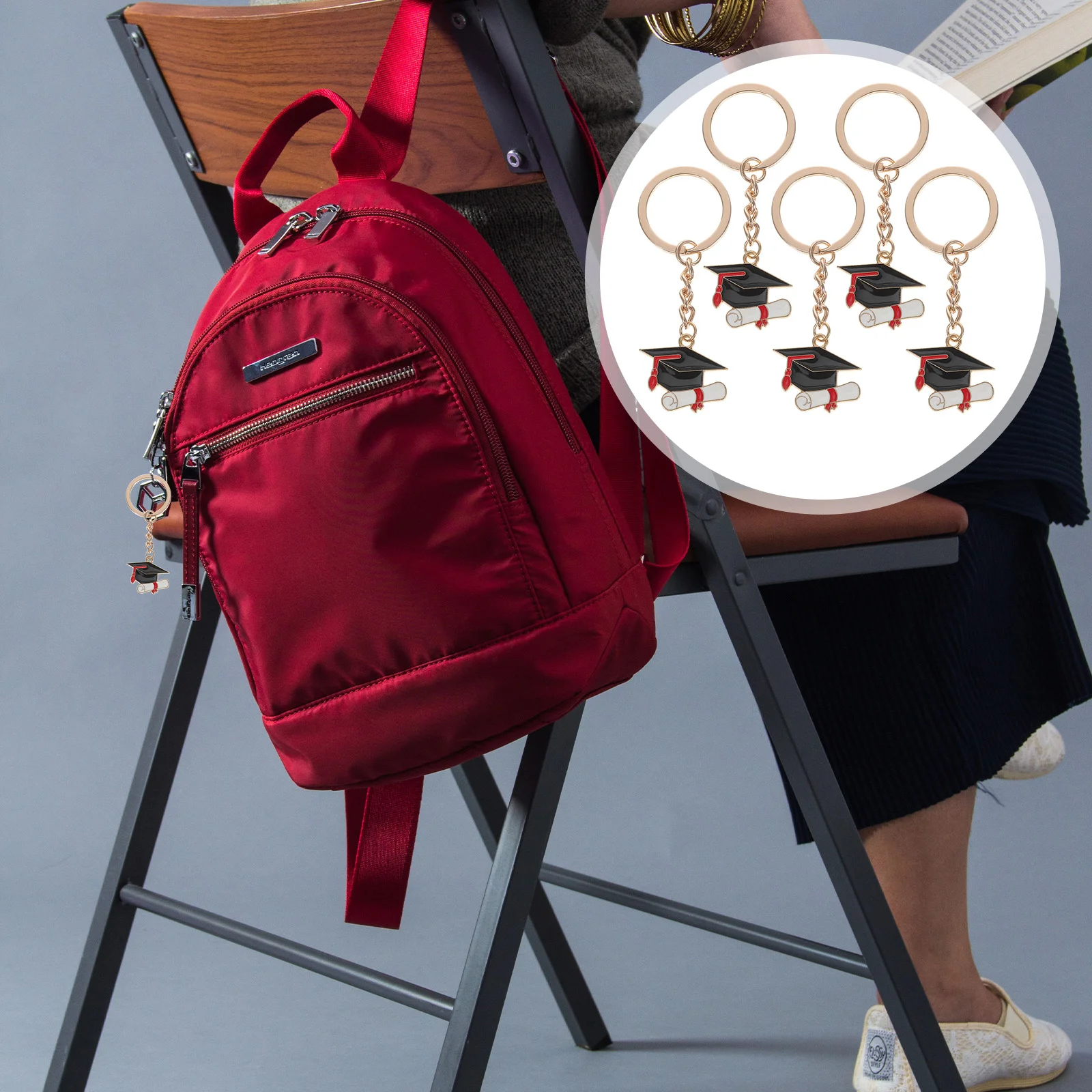5 Pcs Wallet Key Chain Staff Gifts Pantry Zinc Alloy Round Label Student Grad Ring
5 Pcs Wallet Key Chain Staff Gifts Pantry Zinc Alloy Round Label Student Grad Ring