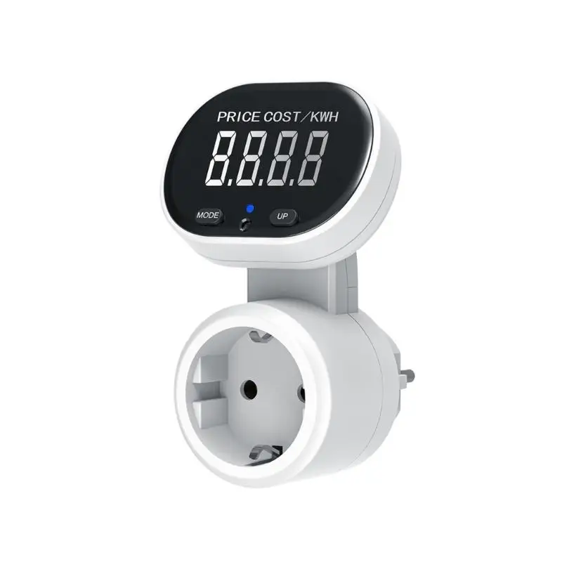 R9UF European Compatible Rotatable Backlights Display Power Consumption Meter Socket Easy to Use for Accurate Readings
R9UF European Compatible Rotatable Backlights Display Power Consumption Meter Socket Easy to Use for Accurate Readings