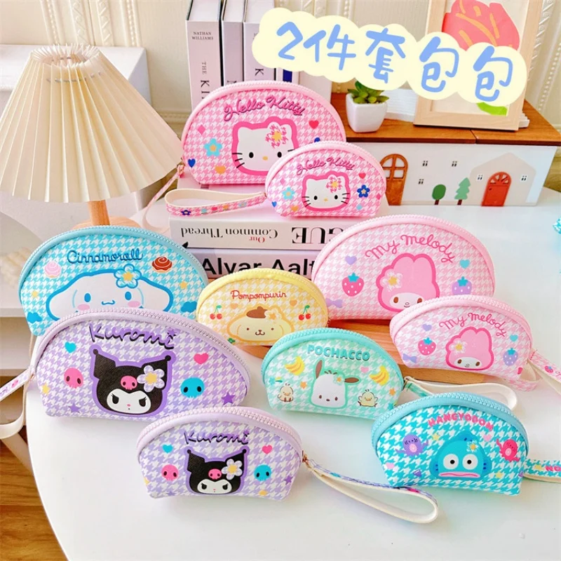 2pcs/pack Sanrio Hello Kitty Cosmetic Bag Kuromi Cinnamoroll My Melody Pencil Case Coin Purse Makeup Bags Toy Girls Gifts
2pcs/pack Sanrio Hello Kitty Cosmetic Bag Kuromi Cinnamoroll My Melody Pencil Case Coin Purse Makeup Bags Toy Girls Gifts