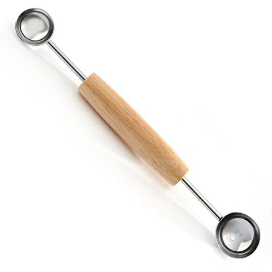 Double Melon Baller w/Wood Handle, 8 In.
Double Melon Baller w/Wood Handle, 8 In.