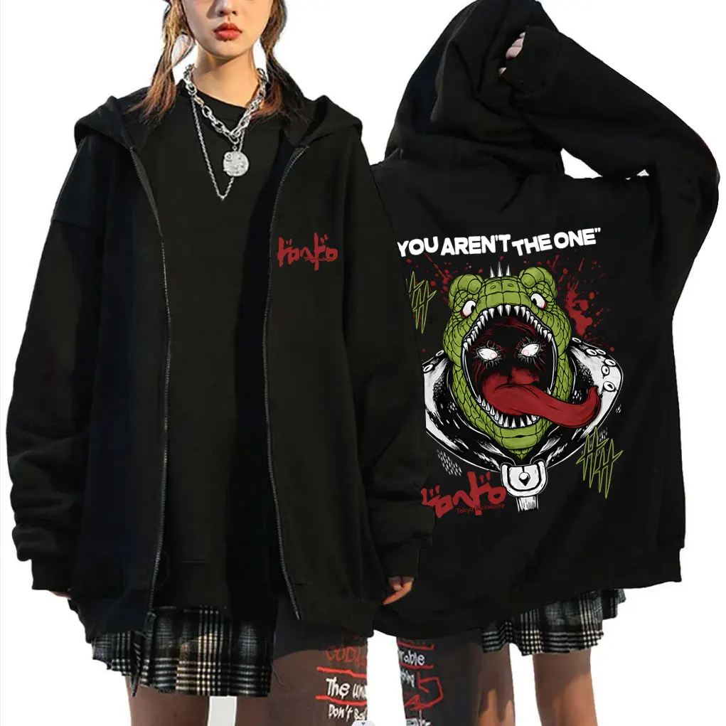 Anime Dorohedoro Kaiman You Aren't The One Zipper Hoodie Men Women Gothic Manga Rock Zip Up Jacket Cosplay Vintage Streetwear
Anime Dorohedoro Kaiman You Aren't The One Zipper Hoodie Men Women Gothic Manga Rock Zip Up Jacket Cosplay Vintage Streetwear
