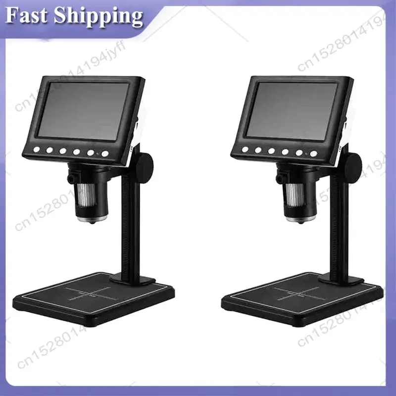 -ABDH 2Pcs 4.3 Inch Digital Microscope 1000X Coin Microscope 960P Video Microscope For Adults Welding With 8 LED
-ABDH 2Pcs 4.3 Inch Digital Microscope 1000X Coin Microscope 960P Video Microscope For Adults Welding With 8 LED